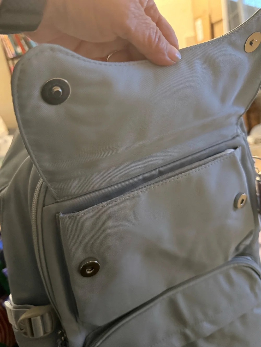 Slate Blue Backpack - Durable Everyday Bag